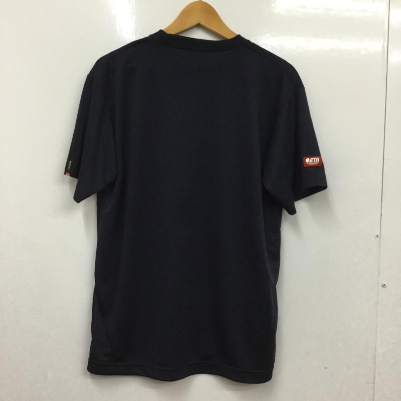 アンドロ andro Tシャツ 半袖 卓球ウェア スポーツウェア タグ付き M ロゴ、文字 紺 / ネイビー / X 桃 / ピンク / レディース USED 古着 中古 10135668