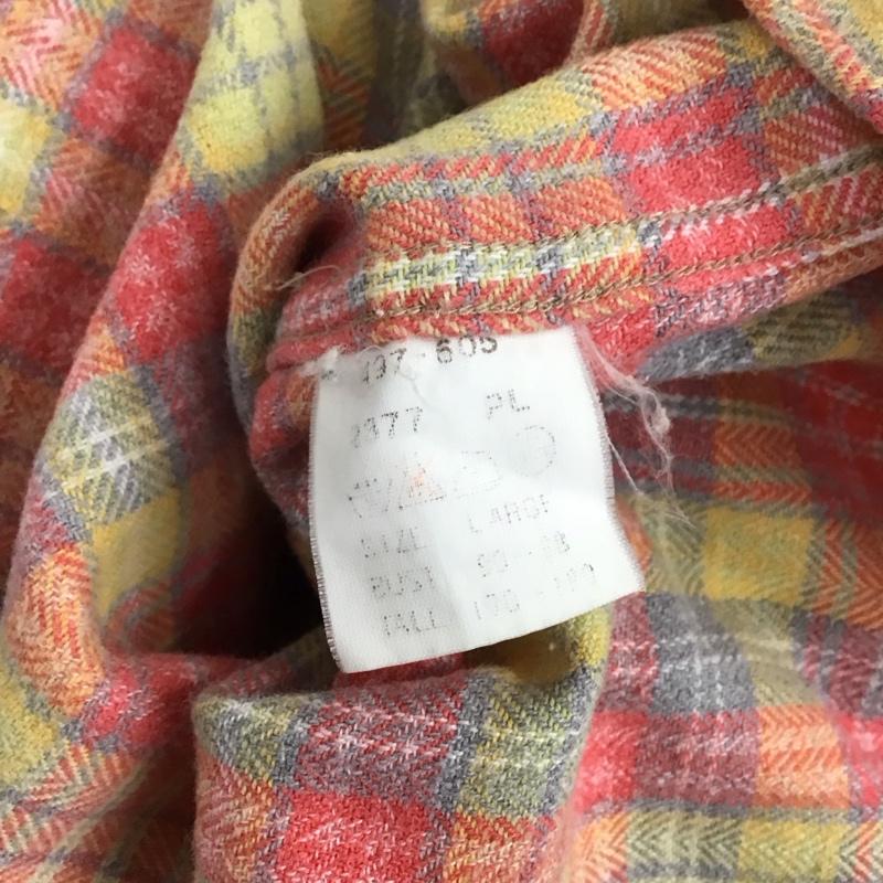 ポールスミス Paul Smith シャツ、ブラウス 長袖 長袖シャツ チェックシャツ カラーシャツ L チェック マルチカラー / マルチカラー / メンズ USED 古着 中古 10130698