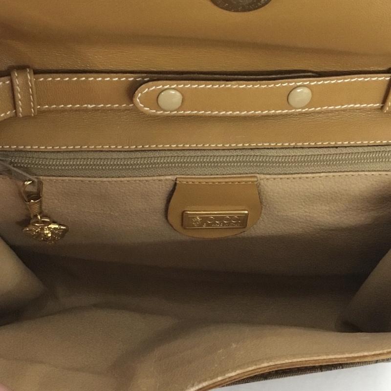 グッチ GUCCI ショルダーバッグ ショルダーバッグ 004 89 0265 オールドグッチ GG ロゴ、文字 ベージュ / ベージュ / レディース USED 古着 中古 10126898