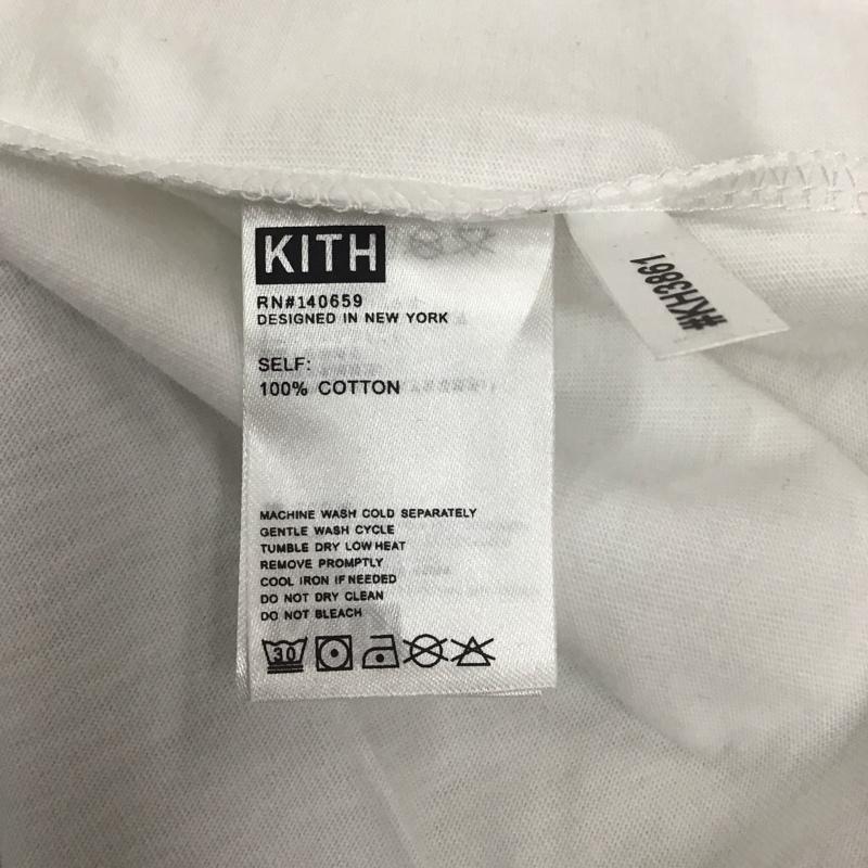 キス KITH Tシャツ 半袖 半袖カットソー プリントTシャツ クルーネックカットソー XL プリント 白 / ホワイト /  メンズ USED 古着 中古 10111008