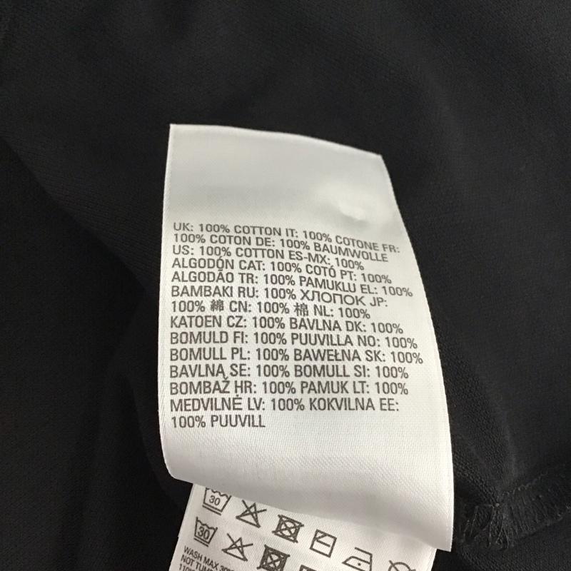 ディーゼル DIESEL ポロシャツ 半袖 XL 無地 X ロゴ、文字 黒 / ブラック / メンズ USED 古着 中古 10134828