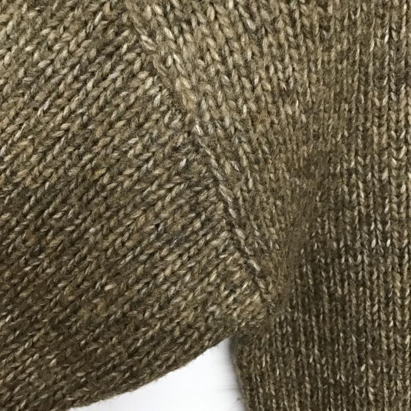 ザラ ZARA ニット、セーター 長袖 S 無地 茶 / ブラウン / レディース USED 古着 中古 10132855