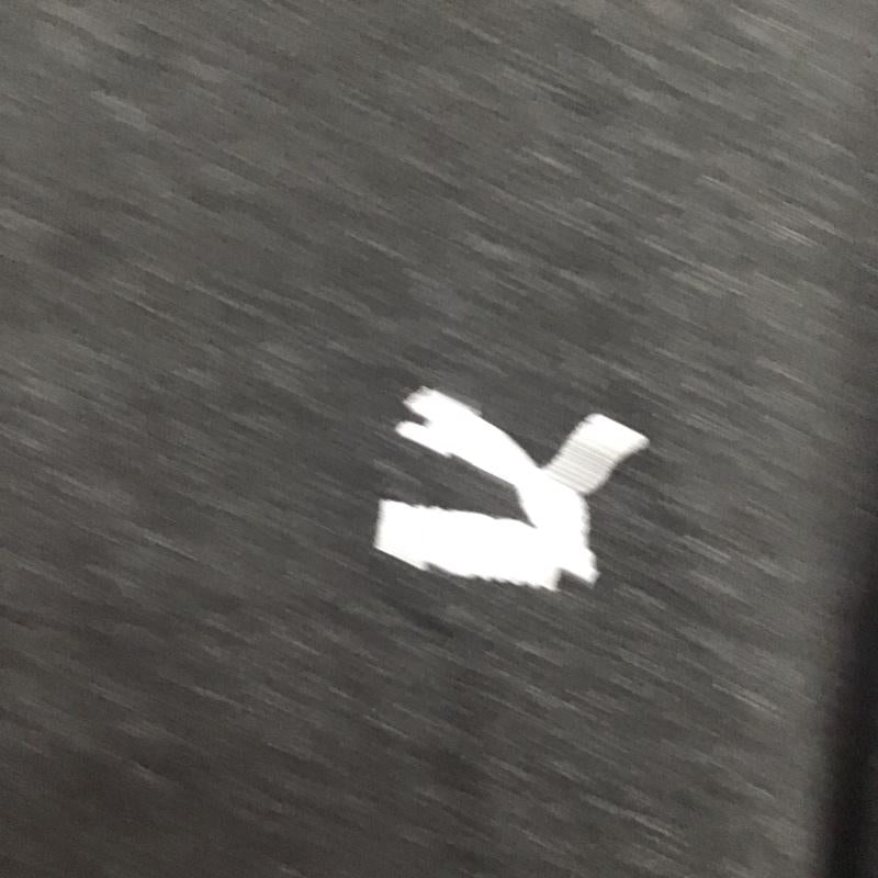 プーマ PUMA トレーナー 長袖 長袖トレーナー スウェット クルーネック プルオーバー L ロゴ、文字 黒 / ブラック / メンズ USED 古着 中古 10134564