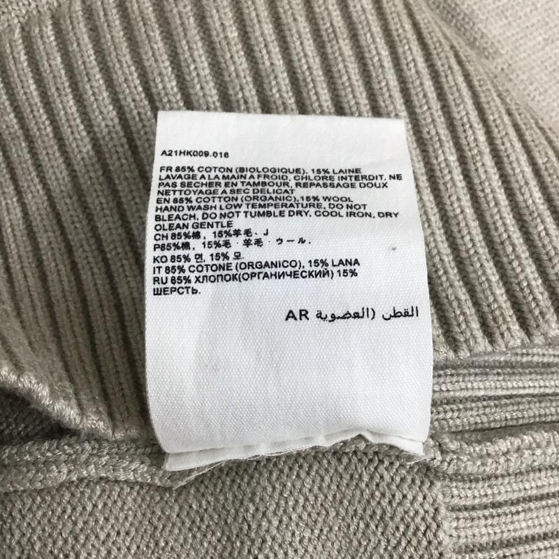 アミ ami ニット、セーター 長袖 長袖ニットカットソー ニット セーター クルーネックニット プリント ベージュ / ベージュ / メンズ USED 古着 中古 10108033