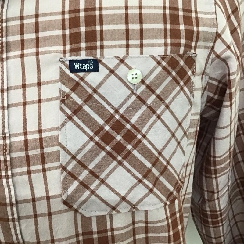 ダブルタップス WTAPS シャツ、ブラウス 長袖 長袖シャツ カラーシャツ ポケットシャツ 長袖カットソー チェックシャツ M チェック マルチカラー / マルチカラー / メンズ USED 古着 中古 10114715