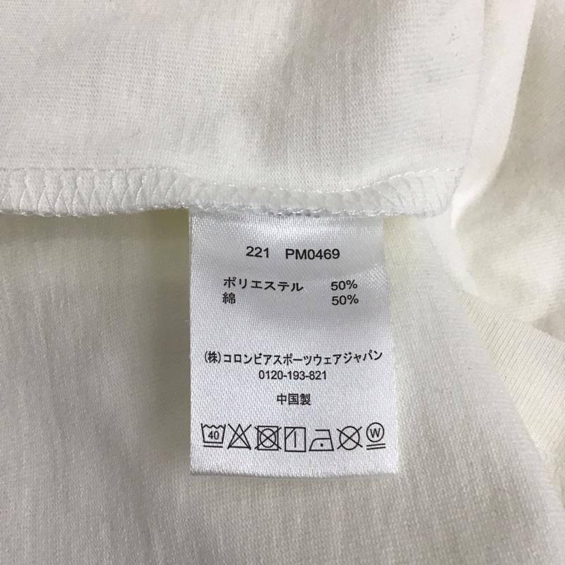 コロンビア Columbia カットソー 長袖 221 pm0469 長袖Tシャツ ロングスリーブカットソー クルーネックカットソー L ロゴ、文字 白 / ホワイト / メンズ USED 古着 中古 10107985