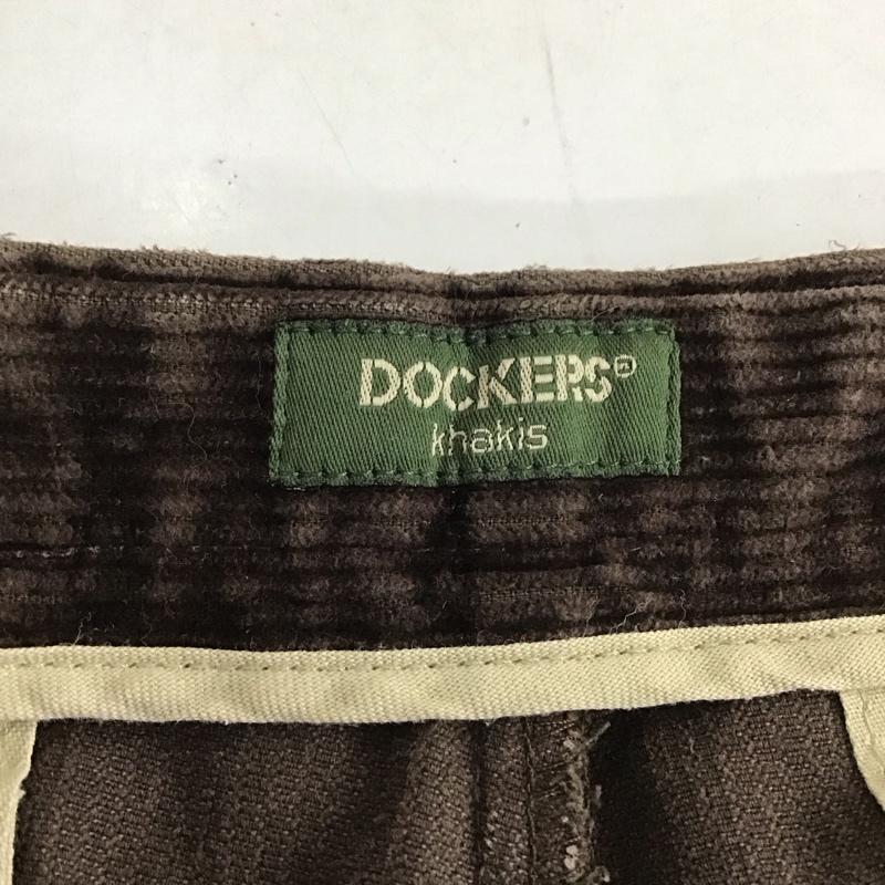 ドッカーズ DOCKERS パンツ ワークパンツ、ペインターパンツ コーデュロイパンツ ワイドパンツ カジュアルパンツ 無地 茶 / ブラウン / メンズ USED 古着 中古 10132099