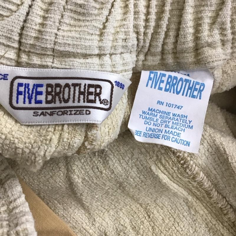 ファイブブラザー FIVE BROTHER ボトムス ボトムス S 無地 オフホワイト / オフホワイト / メンズ USED 古着 中古 10109870