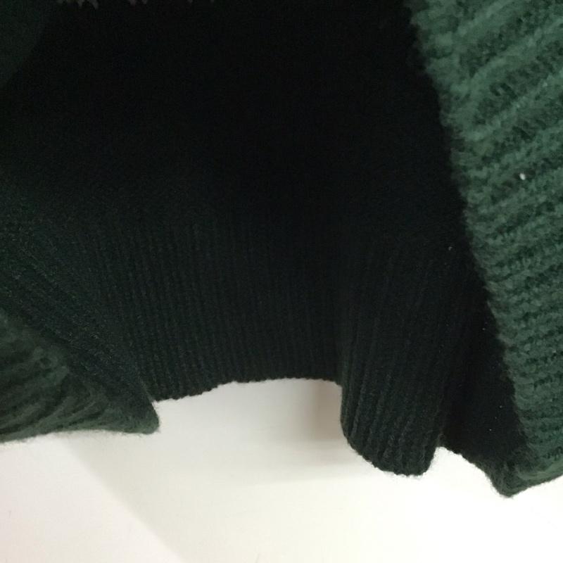エヴリス EVRIS ニット、セーター 長袖 372252601701 ノルディックZIPニット FREE 緑 / グリーン / レディース USED 古着 中古 10130973