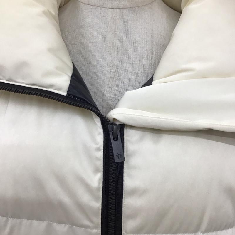 ユニクロ UNIQLO ジャケット、上着 ジャンパー、ブルゾン 211-443929 ダウンボリュームジャケット ジップアップジャケット アウター M 無地 白 / ホワイト / レディース USED 古着 中古 10109007