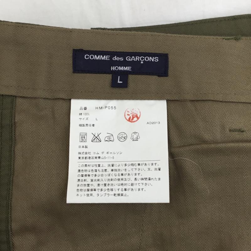 コムデギャルソン COMME des GARCONS パンツ ワークパンツ、ペインターパンツ COMME des GARCONS 14SS コットンストレートパンツ HM-P055 L 無地 カーキ / カーキ /  メンズ USED 古着 中古 10128710