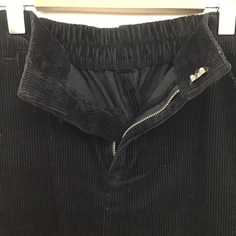 ローリーズファーム LOWRYS FARM スカート ロングスカート コーデュロイスカート M 無地 黒 / ブラック /  レディース USED 古着 中古 10133219