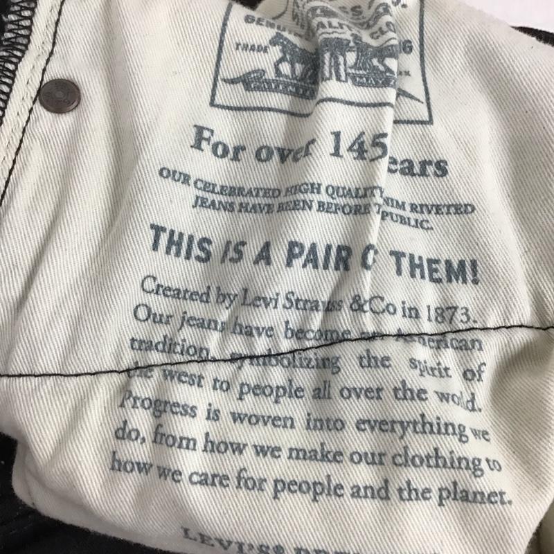 リーバイストラウスアンドコー Levi Strauss & co. パンツ デニム、ジーンズ デニムパンツ ワイドパンツ カジュアルパンツ ストレッチパンツ 34 無地 黒 / ブラック / メンズ USED 古着 中古 10132390