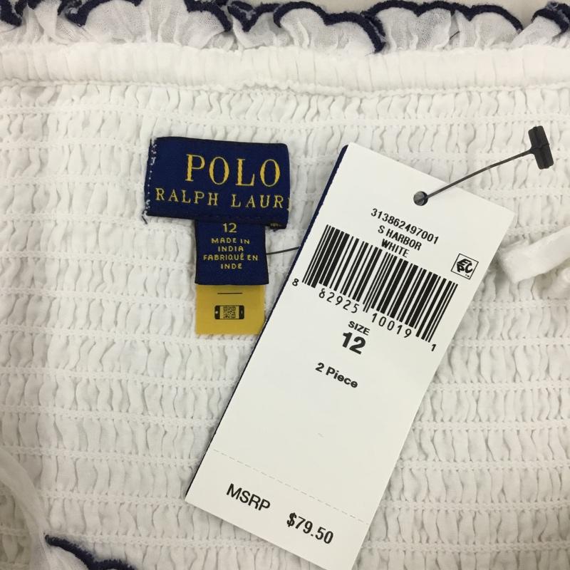 ポロラルフローレン POLO RALPH LAUREN キャミソール キャミソール シャーリング タグ付き 無地 白 / ホワイト / X 紺 / ネイビー / レディース USED 古着 中古 10118373