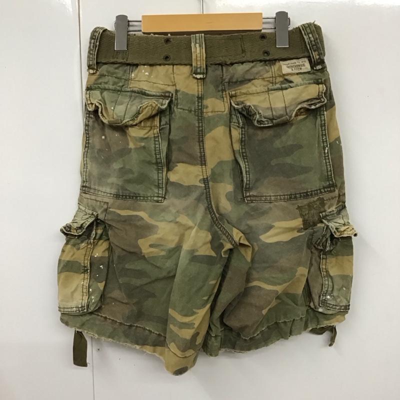 アバクロンビーアンドフィッチ ABERCROMBIE&FITCH パンツ ショートパンツ ショートパンツ ハーフパンツ カジュアルパンツ 28インチ カモフラージュ柄・迷彩 マルチカラー / マルチカラー /  メンズ USED 古着 中古 10122794