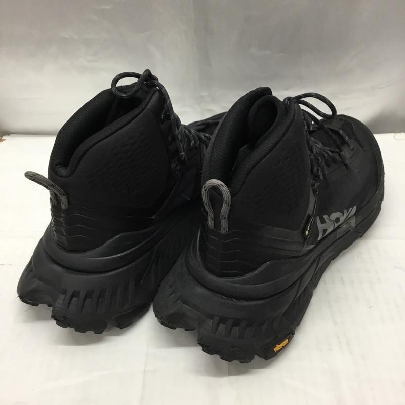 ホカオネオネ HOKA ONEONE スニーカー スニーカー 1113510 TENNINE HIKE GORE-TEX ハイキングブーツ 27cm 27.0cm ロゴ、文字 黒 / ブラック / メンズ USED 古着 中古 10106263