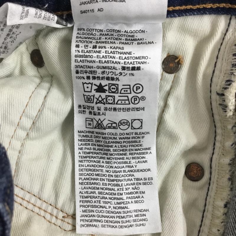 リーバイストラウスアンドコー Levi Strauss & co. パンツ デニム、ジーンズ デニムパンツ ストレートパンツ ワイドパンツ カジュアルパンツ 32インチ 無地 インディゴ / インディゴ /  メンズ USED 古着 中古 10120472