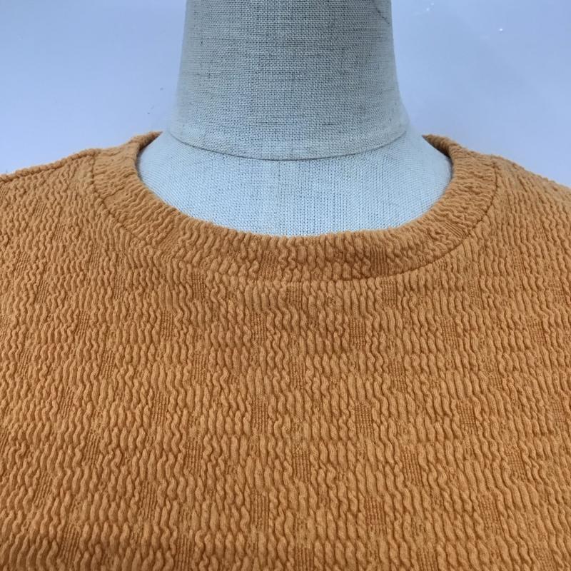 アズールバイマウジー AZUL BY MOUSSY Tシャツ 半袖 250FSC80-293D サーフェスチェンジデザイントップス ストレッチ クルーネック S 橙 / オレンジ / レディース USED 古着 中古 10114472