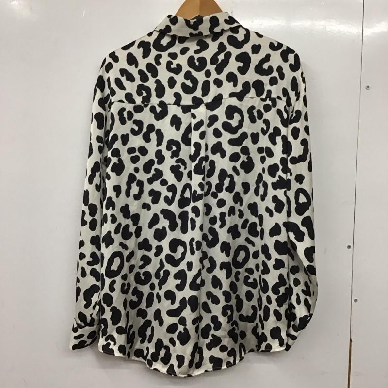 ザラ ZARA シャツ、ブラウス 長袖 L ヒョウ柄・レオパード柄 マルチカラー / マルチカラー / レディース USED 古着 中古 10136606