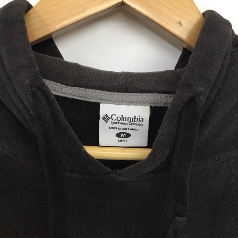コロンビア Columbia パーカー 長袖 長袖パーカー プルオーバーパーカー スウェット M ロゴ、文字 黒 / ブラック / メンズ USED 古着 中古 10135779