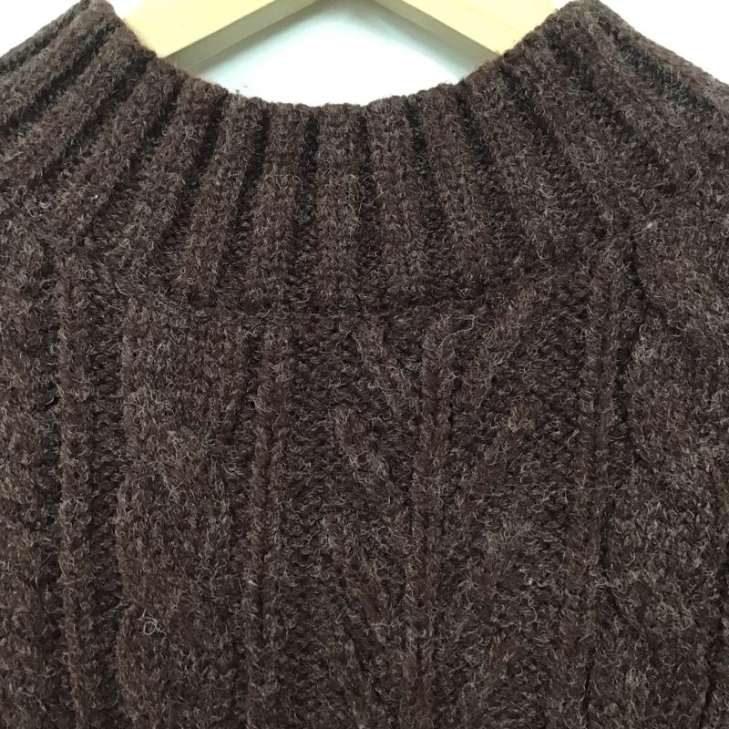 ローリーズファーム LOWRYS FARM ベスト ベスト ニットベスト FREE 無地 茶 / ブラウン / レディース USED 古着 中古 10131576