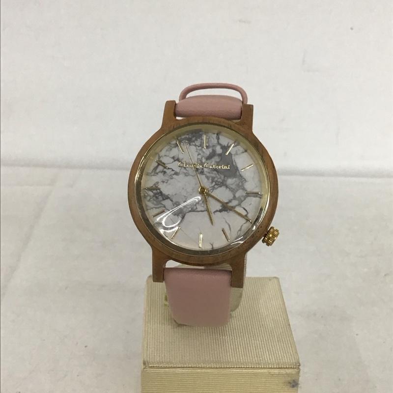 古着 USED 腕時計 アナログ(クォーツ式) CC-A120-LPW Claudia Caterini ロゴ、文字 桃 / ピンク / レディース USED 古着 中古 10134048