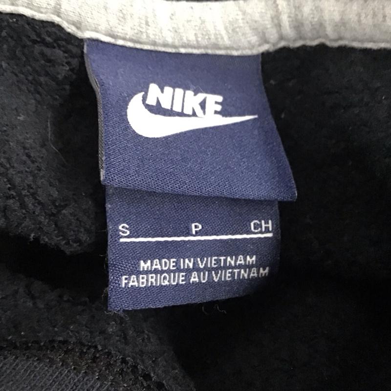 ナイキ NIKE トレーナー 長袖 916609-010 長袖スウェット 長袖トレーナー リブカットソー 長袖カットソー プリントトレーナー S ロゴ、文字 紺 / ネイビー / メンズ USED 古着 中古 10112695