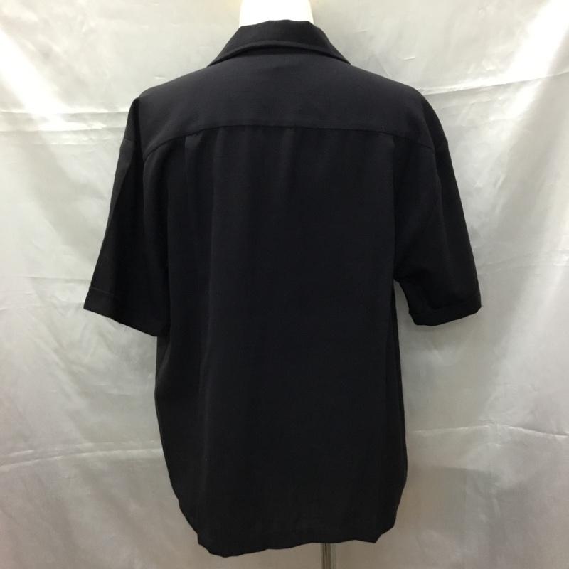 古着 USED シャツ、ブラウス 半袖 半袖シャツ カラーシャツ 半袖カットソー M ロゴ、文字 黒 / ブラック /  メンズ USED 古着 中古 10109288