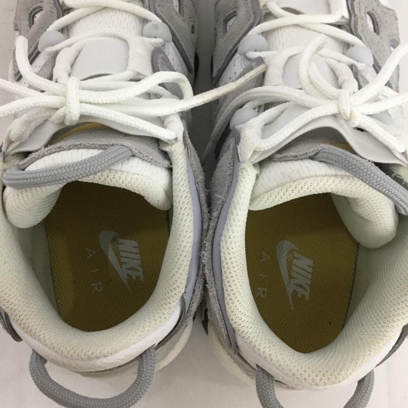 ナイキ NIKE スニーカー スニーカー DZ4516-100 AIR MORE UPTEMPO 96 25cm 25.0cm ロゴ、文字 白 / ホワイト / X 灰 / グレー / レディース USED 古着 中古 10137391