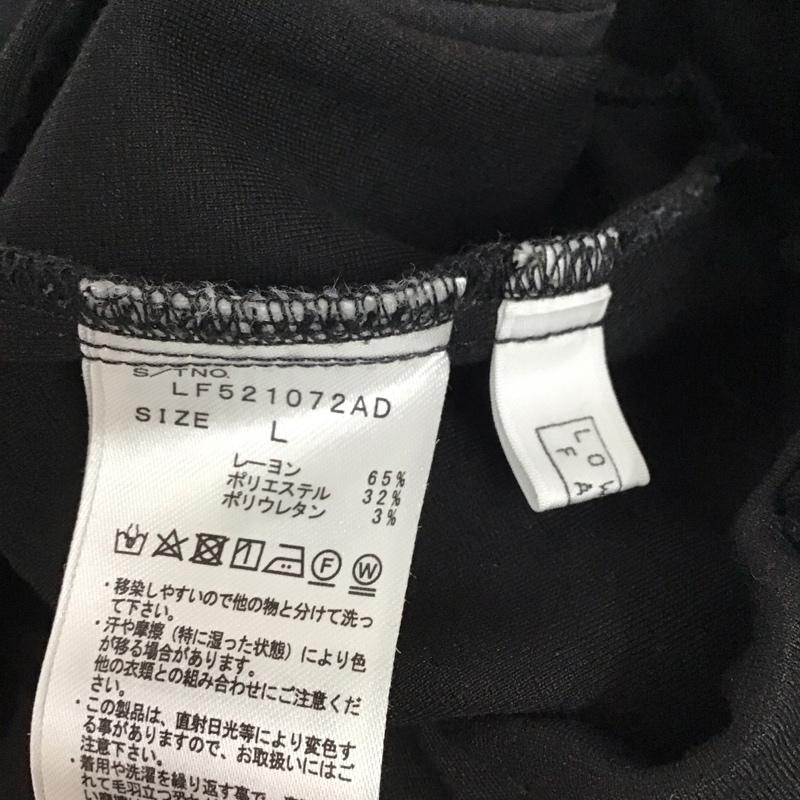 ローリーズファーム LOWRYS FARM パンツ スラックス L 無地 黒 / ブラック / レディース USED 古着 中古 10122259