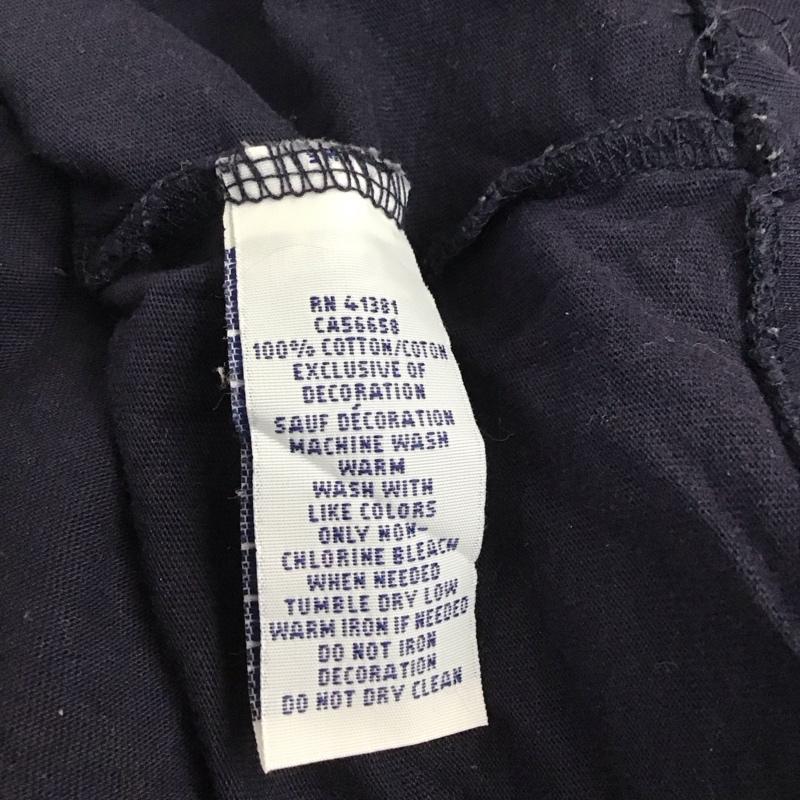 ポロラルフローレン POLO RALPH LAUREN Tシャツ 半袖 半袖カットソー 刺繍Tシャツ クルーネックカットソー S ロゴ、文字 紺 / ネイビー / メンズ USED 古着 中古 10130722