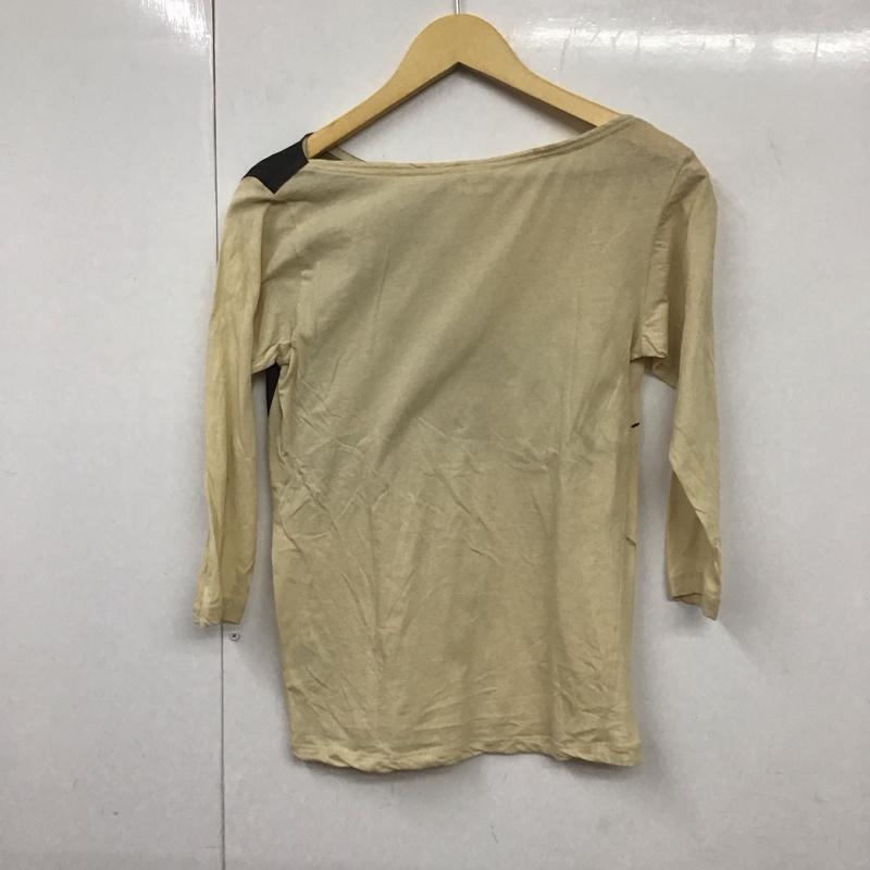 ディーゼル DIESEL カットソー 七分袖 S ロゴ、文字 ベージュ / ベージュ / レディース USED 古着 中古 10130606