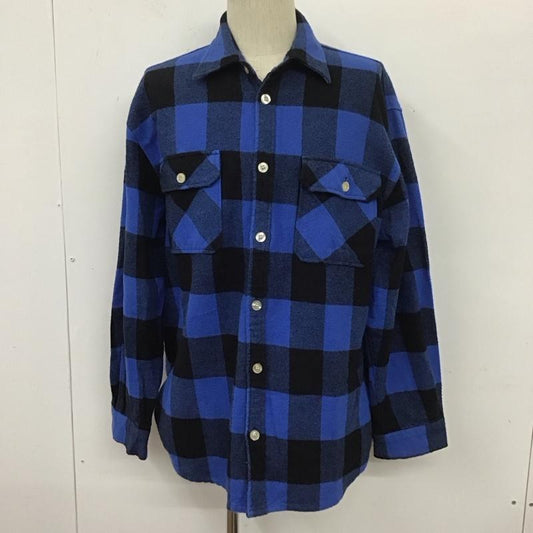 アンチソーシャルソーシャルクラブ ANTI SOCIAL SOCIAL CLUB シャツ、ブラウス 長袖 長袖シャツ カラーシャツ ポケットシャツ 長袖カットソー チェックシャツ XL チェック 黒 / ブラック / X 青 / ブルー /  メンズ USED 古着 中古 10110939
