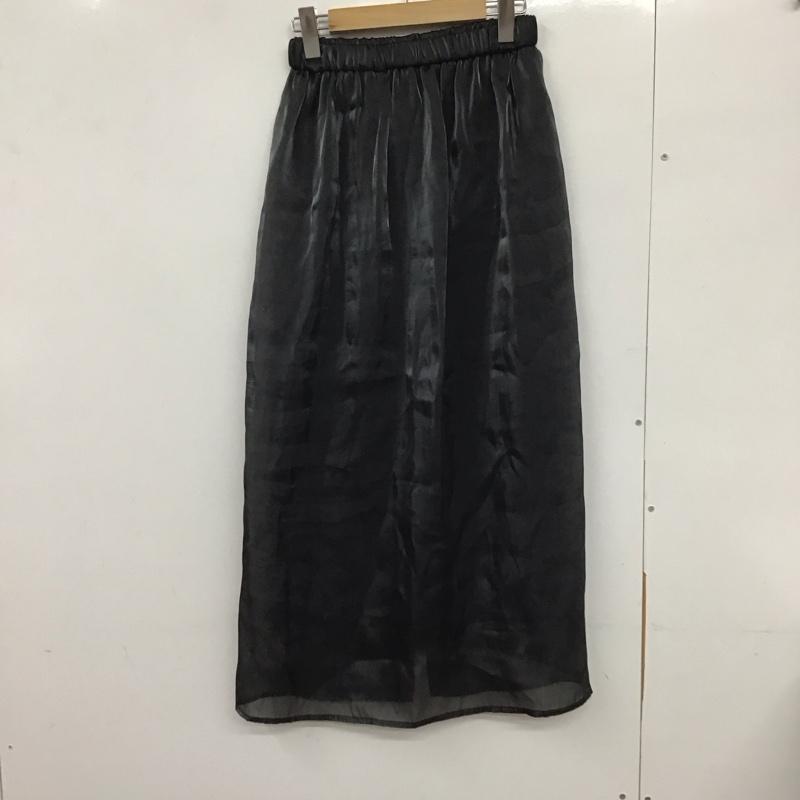 レプシィム LEPSIM スカート ロングスカート タイトスカート FREE 無地 黒 / ブラック /  レディース USED 古着 中古 10131919