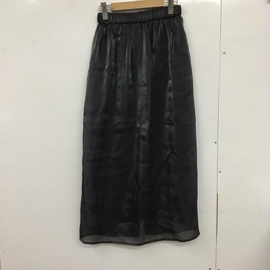 レプシィム LEPSIM スカート ロングスカート タイトスカート FREE 無地 黒 / ブラック /  レディース USED 古着 中古 10131919