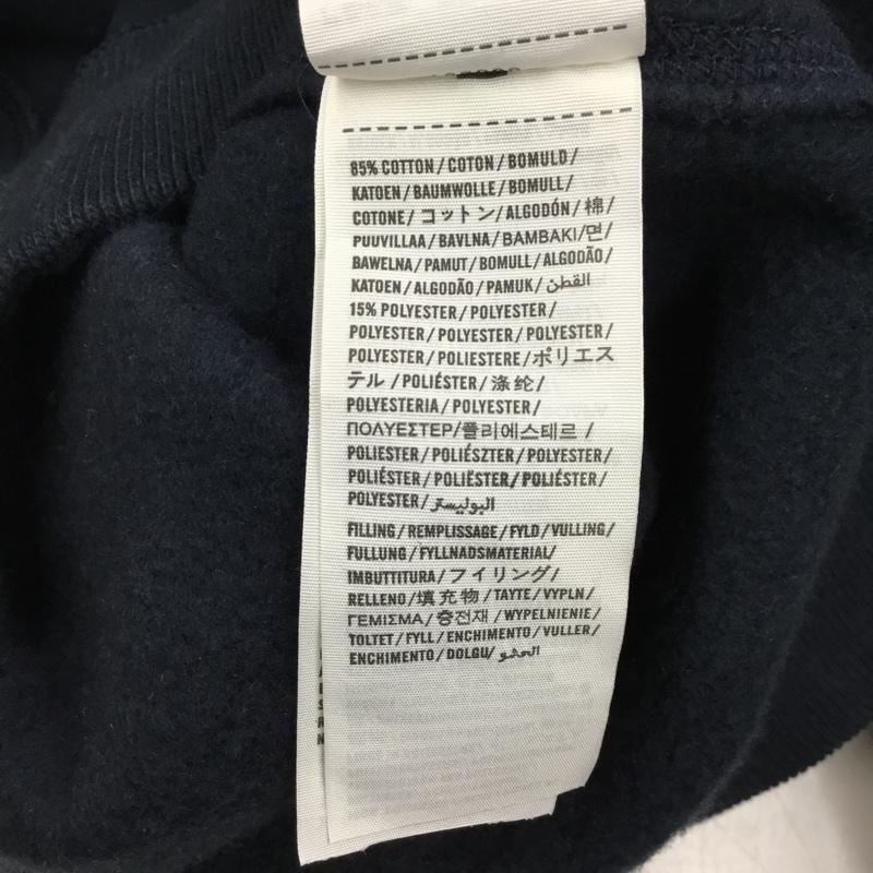 アバクロンビーアンドフィッチ ABERCROMBIE&FITCH パーカー 長袖 長袖パーカー フード付きパーカー プリントスウェット トレーナー XL ロゴ、文字 紺 / ネイビー / メンズ USED 古着 中古 10114999
