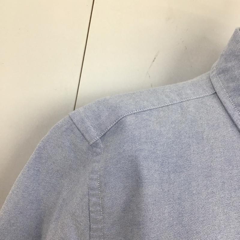 ラルフローレン RALPHLAUREN シャツ、ブラウス 半袖 半袖シャツ カラーシャツ 半袖カットソー ボタンダウンシャツ S ロゴ、文字 水色 / ライトブルー / レディース USED 古着 中古 10118599