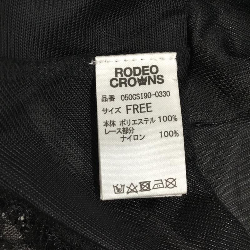 ロデオクラウンズ Rodeo Crowns キャミソール キャミソール 050CSI90-0330 レースキャミソール FREE 黒 / ブラック / レディース USED 古着 中古 10118496