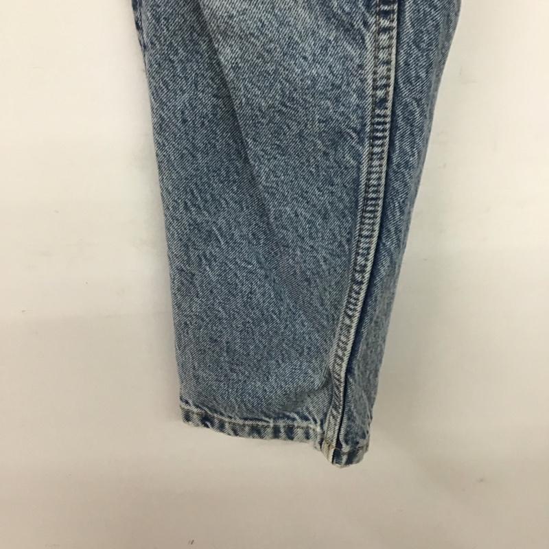 ザラ ZARA パンツ デニム、ジーンズ デニムパンツ ワイドパンツ カジュアルパンツ 40 ダメージ加工 インディゴ / インディゴ / メンズ USED 古着 中古 10132704