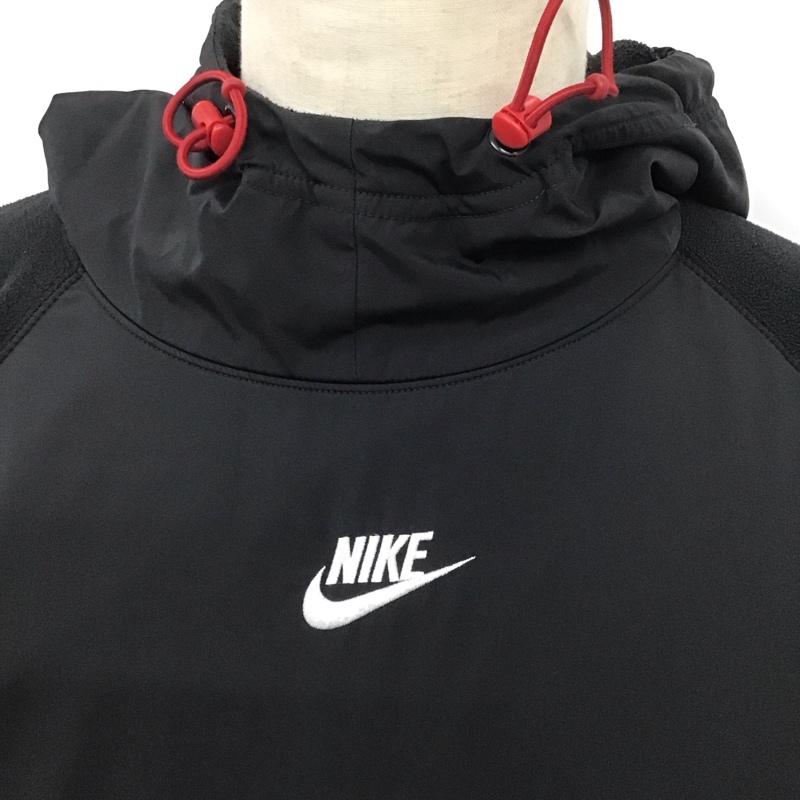 ナイキ NIKE パーカー 長袖 cd3157-010 スウェットパーカー プルオーバー L ロゴ、文字 黒 / ブラック / メンズ USED 古着 中古 10125728