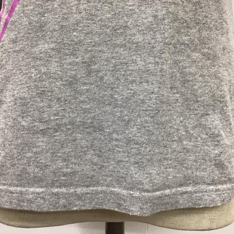 エックスガール X-girl Tシャツ 半袖 半袖カットソー プリントTシャツ クルーネックカットソー 1 プリント 灰 / グレー / レディース USED 古着 中古 10115735