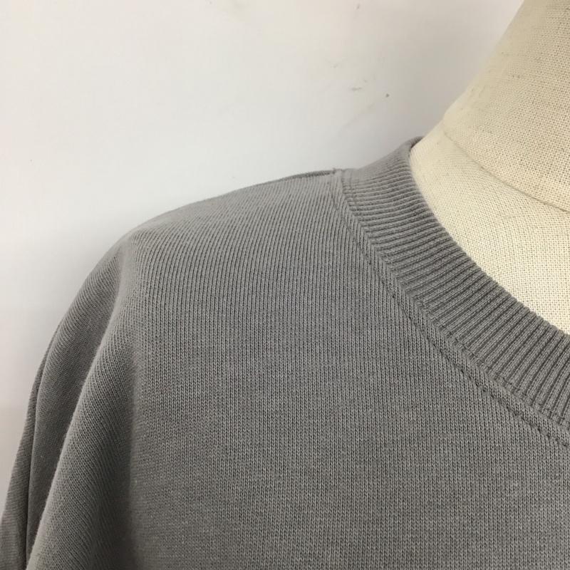 ザラ ZARA トレーナー 七分袖 3641 318 811 ドロップショルダー S 無地 灰 / グレー / レディース USED 古着 中古 10113489