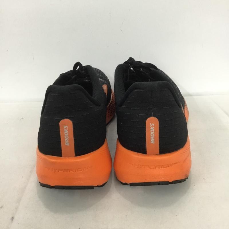 ブルックス BROOKS スニーカー スニーカー 1103391D064 ランニングシューズ ハイペリオンテンポ 29cm 29.0cm ロゴ、文字 黒 / ブラック / X 橙 / オレンジ / メンズ USED 古着 中古 10133897