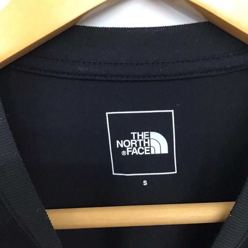 ザノースフェイス THE NORTH FACE Tシャツ 半袖 nt32150 半袖カットソー プリントTシャツ S ロゴ、文字 黒 / ブラック / メンズ USED 古着 中古 10136579