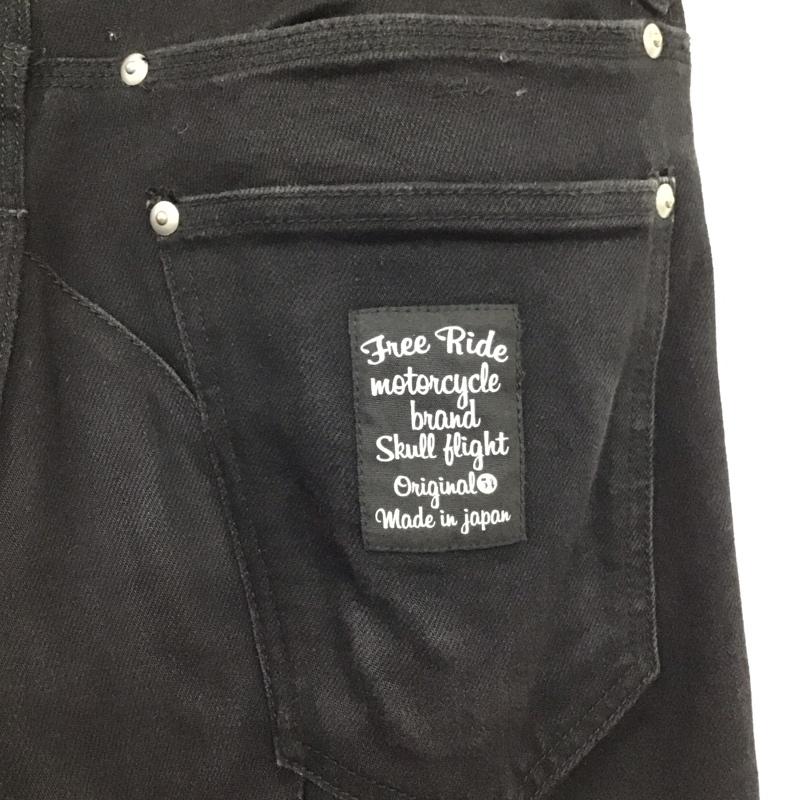 スカルフライト SKULLFLIGHT パンツ デニム、ジーンズ スキニーパンツ 29 無地 黒 / ブラック /  メンズ USED 古着 中古 10121320