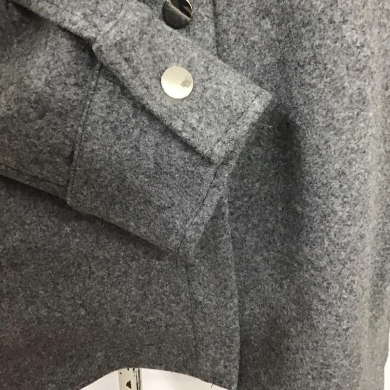 ザラ ZARA ジャケット、上着 ジャケット、ブレザー カジュアルジャケット カラージャケット アウター S 無地 灰 / グレー / レディース USED 古着 中古 10107089