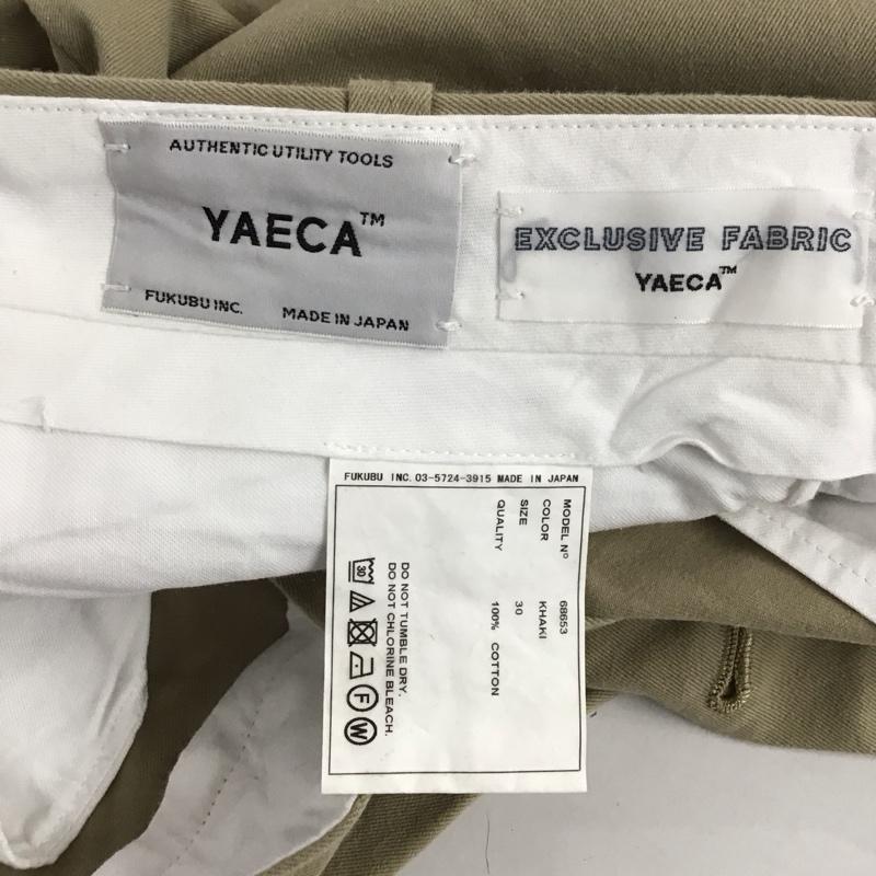 ヤエカ YAECA パンツ チノパン チノパン ワイドパンツ カジュアルパンツ 30インチ 無地 ベージュ / ベージュ /  メンズ USED 古着 中古 10124928