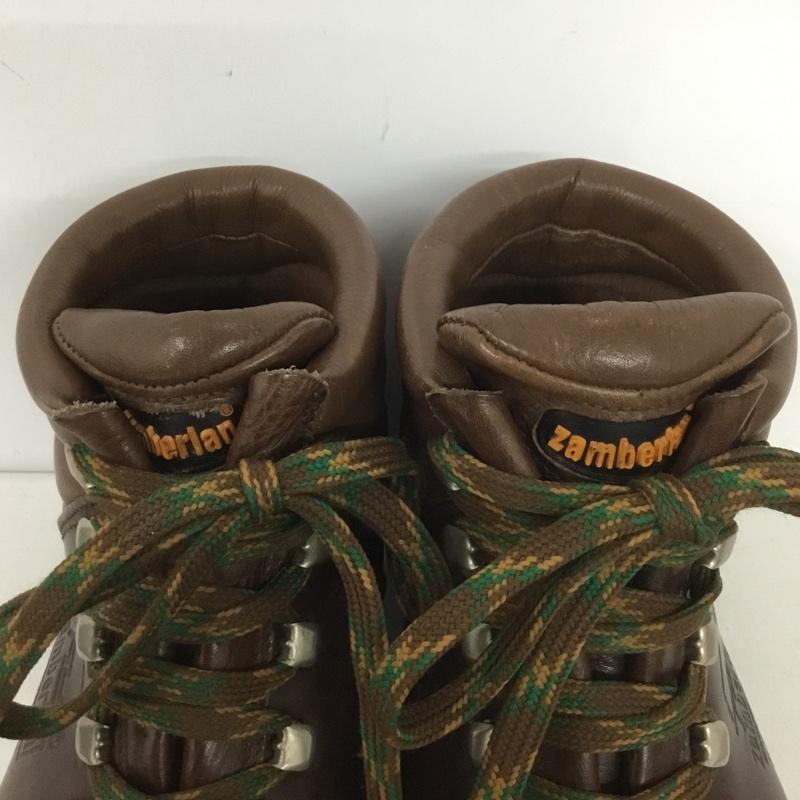 ザンバラン ZAMBERLAN アウトドアシューズ アウトドアシューズ 265 登山靴 トレッキングブーツ 41 ロゴ、文字 茶 / ブラウン / メンズ USED 古着 中古 10141036
