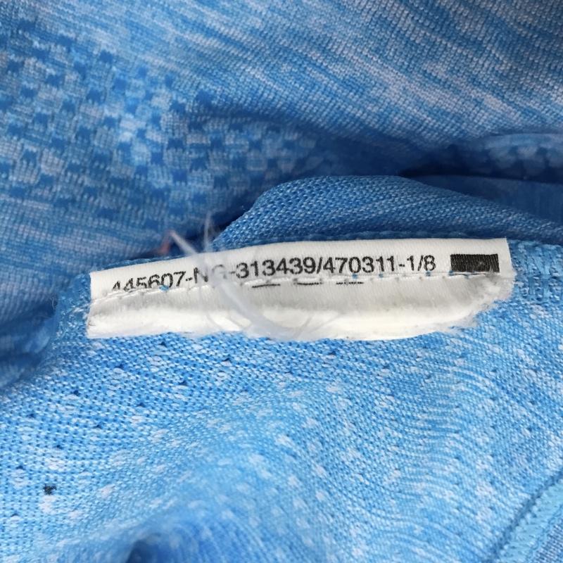 ナイキ NIKE カットソー 半袖 半袖カットソー プリントTシャツ クルーネックカットソー スポーツウェア M ロゴ、文字 青 / ブルー / レディース USED 古着 中古 10113325