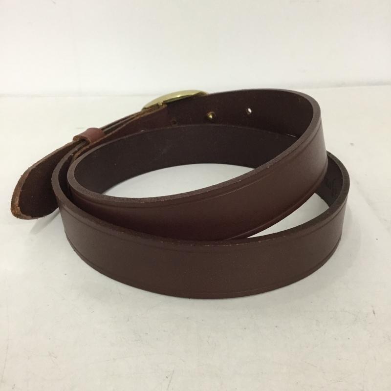 ポロラルフローレン POLO RALPH LAUREN ベルト・バックル ベルト レザー ワンポイント 茶 / ブラウン / メンズ USED 古着 中古 10131203
